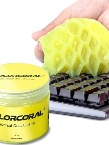 Keyboard Cleaner Universal Dust Cleaning Gel for PC Keyboard Car Interior Cleaning Kit Dusting Slime Home and Office Dust Remover (160g)