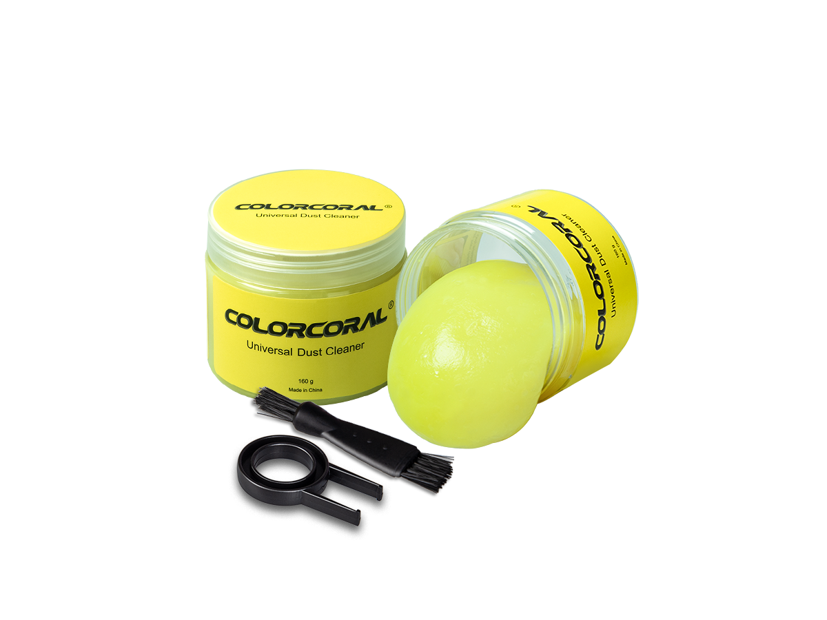 ColorCoral yellow cleaning gel product set