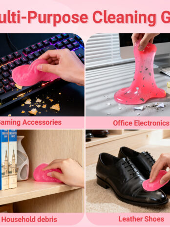 ColorCoral Universal Cleaning Gel Dust Cleaner for PC Keyboard Car Detailing Office Electronics Laptop Dusting Kit Computer Dust Remover, Computer Gaming Car Accessories,Christmas Stocking Stuffers